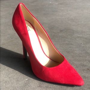 Delicious Women’s Classic Dress Pumps in Red